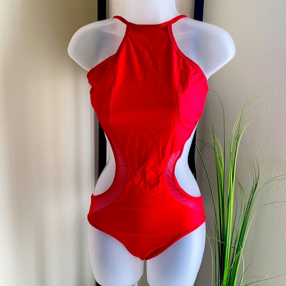 ✨ BIKINI swimwear one piece red - Picture 2 of 6